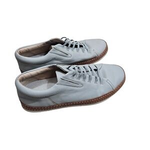 Corso Como Naimie Blue Leather Lace‎ Up Sneakers Casual Shoes Women's Size 10